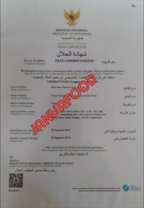 Sertifikat halal Pepes Bandeng Janur Food